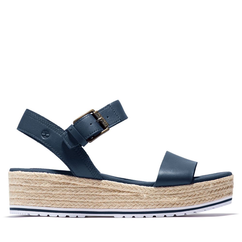 Sandale Timberland Dama Bleumarin - Santorini Sun Ankle Strap - Romania - GWUMHN701